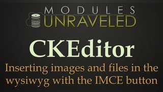 Drupal 7: CKEditor - Inserting images and files in the wysiwyg with the IMCE button