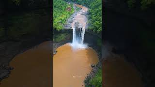 Girmal Waterfalls Dang.! #nature #monsoontrek #travel #drone #waterfall #dji