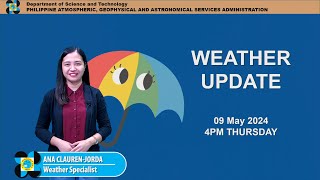 Public Weather Forecast issued at 4PM | May 09, 2024 - Thursday