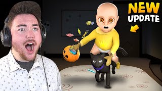 THIS UPDATE IS SO COOL!!!! | The Baby in Yellow Gameplay (Halloween Update)