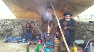 Smoking Hashish CHILAM in Afghanistan