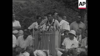 Jackson, Miss - Stokely Carmichael -- SNCC leader -- speak of black power at rally