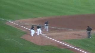 Quad Cities' Phillips triples in a run