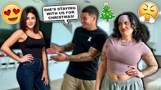 ANOTHER GIRL is Staying With US For The Holidays!! *PRANK ON FIANCE*