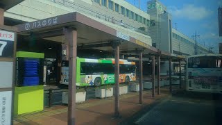 関東自動車　関東バス　宇都宮駅西口→ろまんちっく村　【4K対応】