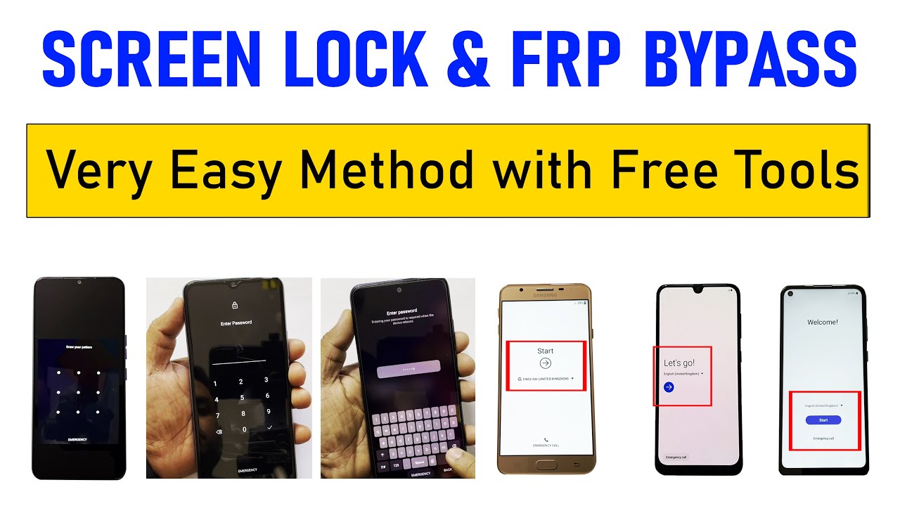 Samsung All Models SCREEN & FRP LOCK BYPASS | Very Easy Method 100% ...