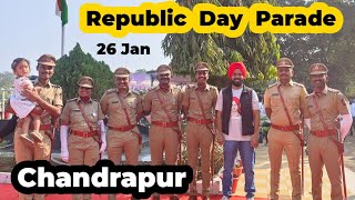 26 Jan Republic Day Chandrapur | Chandrapur Republic Day 2025 | Police Ground Chandrapur