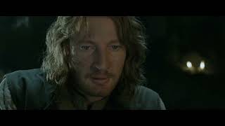 Faramir realizes Sauron's plans.