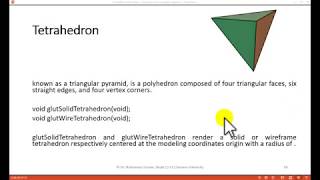 opengl tutorial for beginners for 3 D basic primitives tetrahedron