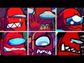 Friday Night Funkin' - Meltdown but everytime it's Red Impostor turn a Different Skin Mod is used