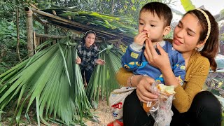 The process of digging soil to make a bamboo toilet by a young mother l Nguyễn Thị Kiều