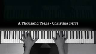 A Thousand Years - Christina Perri (Piano Cover)