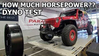 I put my Jeep on a DYNO! Old Jeep Wrangler JK Horsepower *surprising* + My Stock Corvette C7 Z06