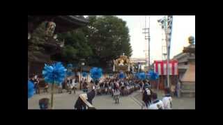 2010 平成22年 魚吹八幡神社秋祭り（本宮） 熊見屋台 楼門前