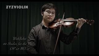 Franz Wohlfahrt: 60 Violin Etudes Op.45  No. 12