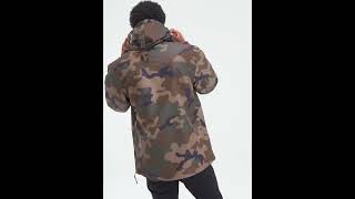 NAPAPIJRI Shiny Rainforest Lightweight Hooded Wind Jacket Camo Men | JD Sports