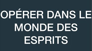 ZONE PROPHÉTIQUE AVEC RMK : OPÉRER DANS LE MONDE DES ESPRITS