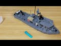 brickmania swift boat patrol craft fast water line speed build review