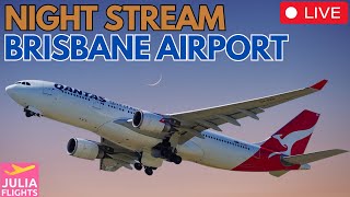 LIVE BNE Night Stream | Plane Spotting BRISBANE International Airport Australia