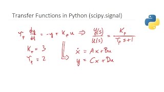 State Space and Transfer Functions in Python
