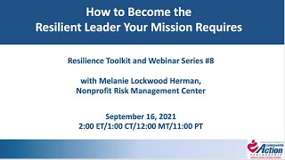 How to Become the Resilient Leader Your Mission Requires