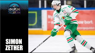 2024 NHL Draft : Simon Zether - 23-24 Highlights