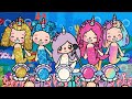 I’m The Only Unicorn Mermaid Without Rainbow Hair🌈🧜🏻‍♀️ Sad Story | Toca Life Story | Toca Boca