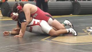 ANTHONY POPI 250# PHS Heavy Weight Class Div Wrestling @ Wawasee HS, NLC Championship Match 01/15/22