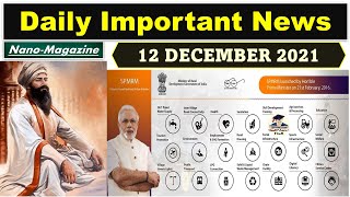 Daily Current Affairs 12 December 2021, The Hindu Analysis, Indian Express, PIB News by Veer #UPSC