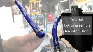 Tutorial How to assemble Radiator Thor 202   303 on Rider Paramotor