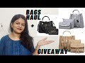 FLIPKART HUGE BAGS HAUL | GIVEAWAY | BAGS UNDER 1000 ON FLIPKART | 3 BAGS SET FROM FLIPKART | HAUL