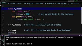 Classes 3: Constructor and Instance Attributes