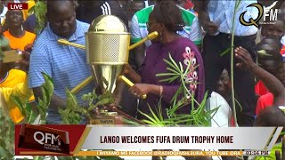 LANGO WELCOMES THE FUFA DRUM TROPHY