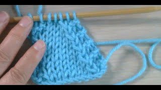 Knitting Decrease -- ssk, skp, k2tbl
