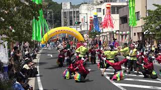 2018　8　5　瑞浪美濃源氏七夕まつり　歓喜団　公園会場（パレード）