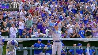 Coors Field gives Tulo ovation in first AB