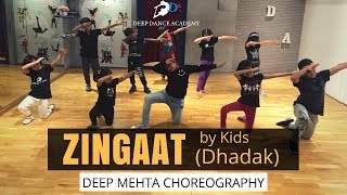 Zingaat Hindi | Dhadak | Ishaan & Janhavi | Ajay-Atul | Kids Dance | Deep Dance Academy