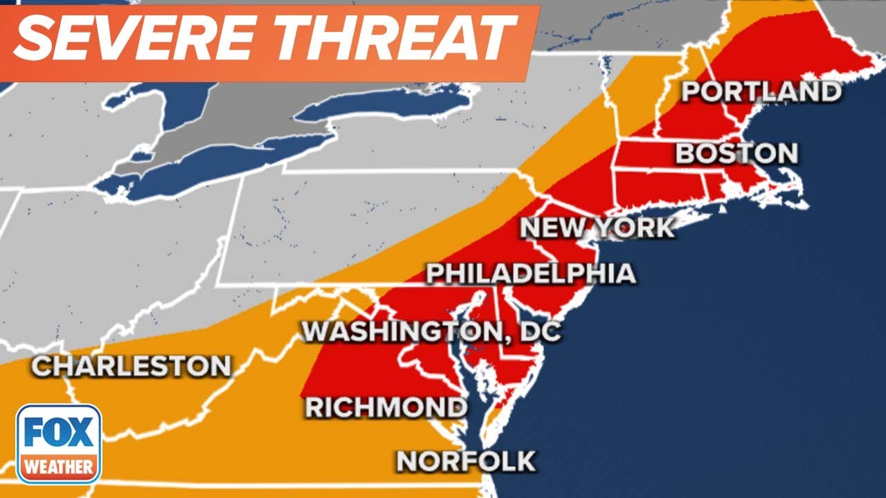 Over 50 Million Americans Are Under Severe Weather Threats On The East ...