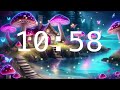 20 Minute Countdown Timer with Alarm  Calming Music  Enchanted Mushroom Cottage