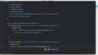 Part 7 | Adding another ActionListener | Java GUI Tutorial