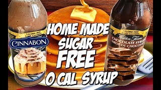 WALDEN FARMS SYRUP AT HOME | EASY HOME MADE SUGAR FREE SYRUP *VEGAN*