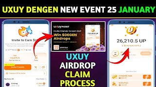 UXUY WALLET 🤑DEGEN AIRDROP CLAIM | UXUY AIRDROP LISTING DATE | UXUY WALLET AIRDROP NEW UPDATES