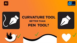 Curvature Tool tutorial | Illustrator CC 2019| Bangla