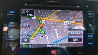 วิธีการใช้งานGPS ในToyota FortunerTRD