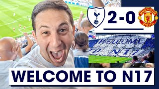Spurs Fans Welcome Ange Postecoglou To N17 • Tottenham 2-0 Man United