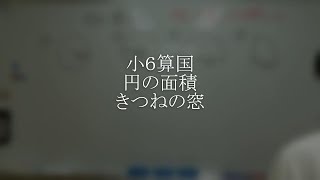 ナンバーワンゼミナール　小6算国　24 9 13 ダイジェスト版(円の面積・きつねの窓)