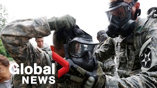 Western allies vow action if Russia uses chemical weapons in Ukraine