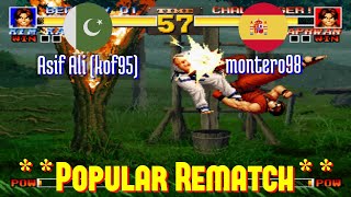 FT10 @kof95: Asif Ali (kof95) (PK) vs montero98 (ES) [King of Fighters 95 Fightcade] Nov 1