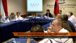 Bushati nuk ndalet as pas shkarkimit  - Top Channel Albania - News - Lajme