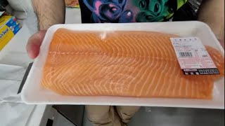 【食材收納】COSTCO超大片鮭魚 這樣分裝保鮮 好市多大包裝食品分裝收納?